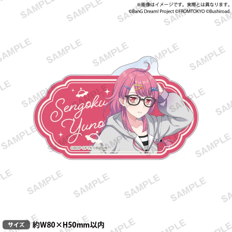 BanG Dream! Our Notes お名前アクリルバッジ 私服ver. 千石 ユノ