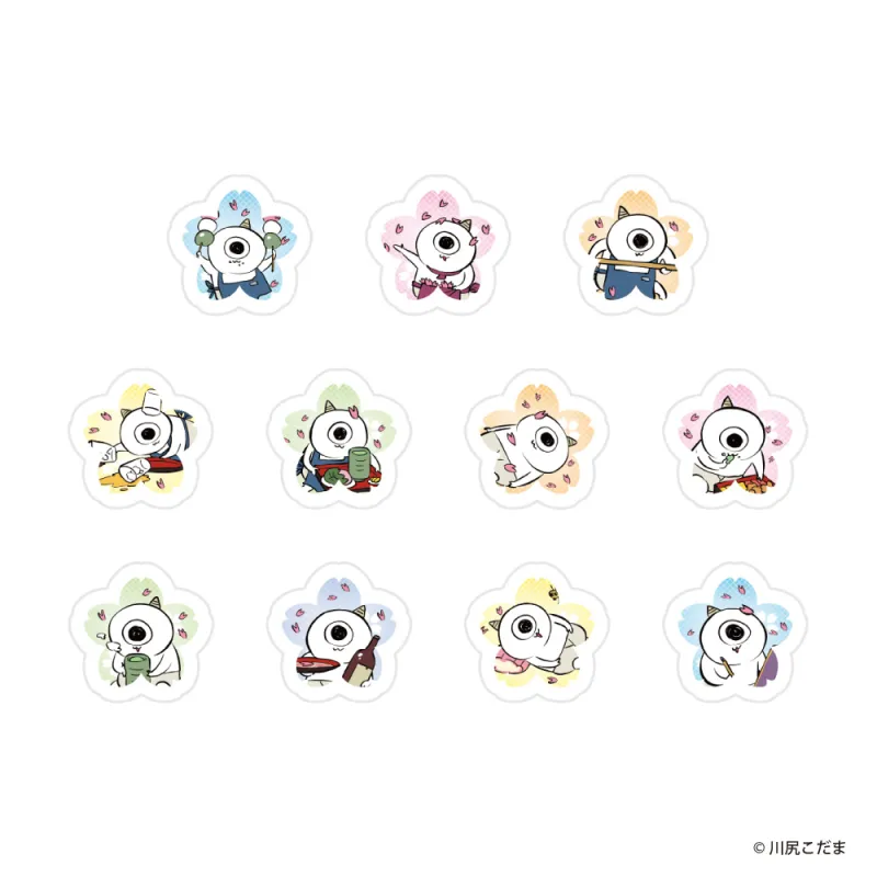 ゴブリン・ノーム・ホーン×emocafe ネックビ クリスタルアクリルシール