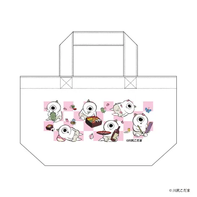ゴブリン・ノーム・ホーン×emocafe ネックビ ランチトートバッグ