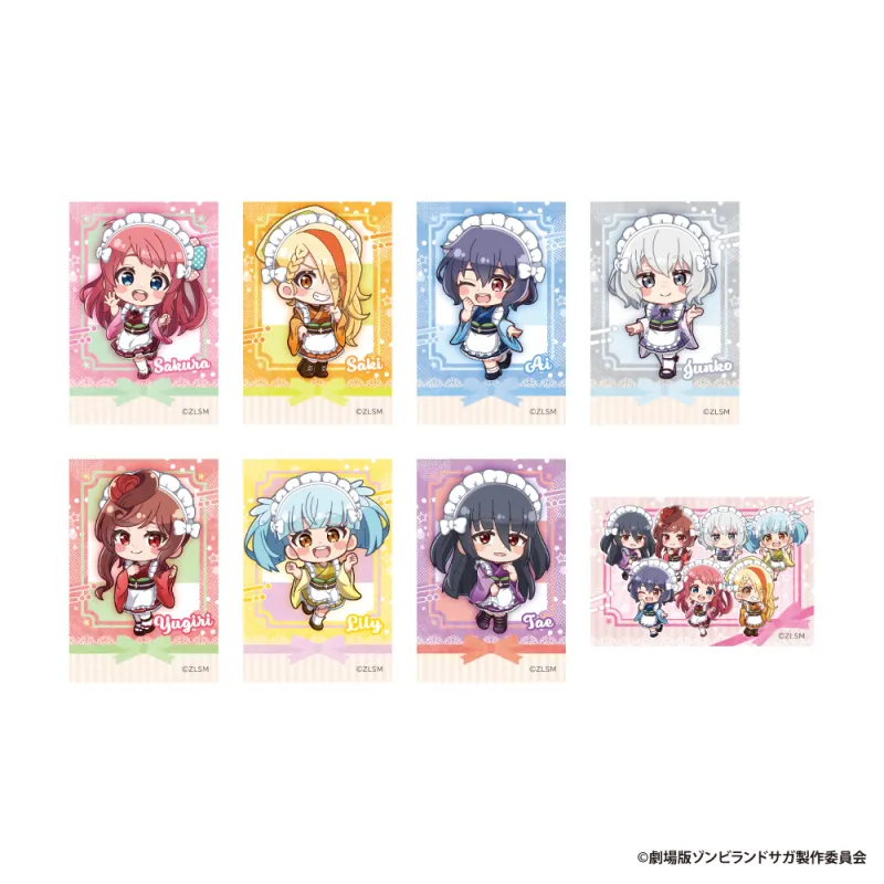 劇場版ゾンビランドサガ トレーディングデフォルメステッカー