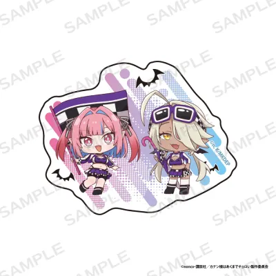 「カナン様はあくまでチョロい」ダイカットステッカー【カナン&アミ】