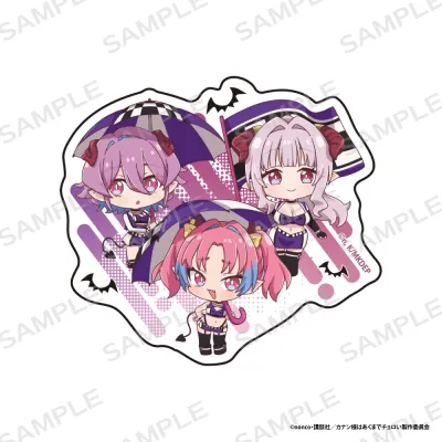 「カナン様はあくまでチョロい」ダイカットステッカー【ミルチ&ミエル&リリム】
