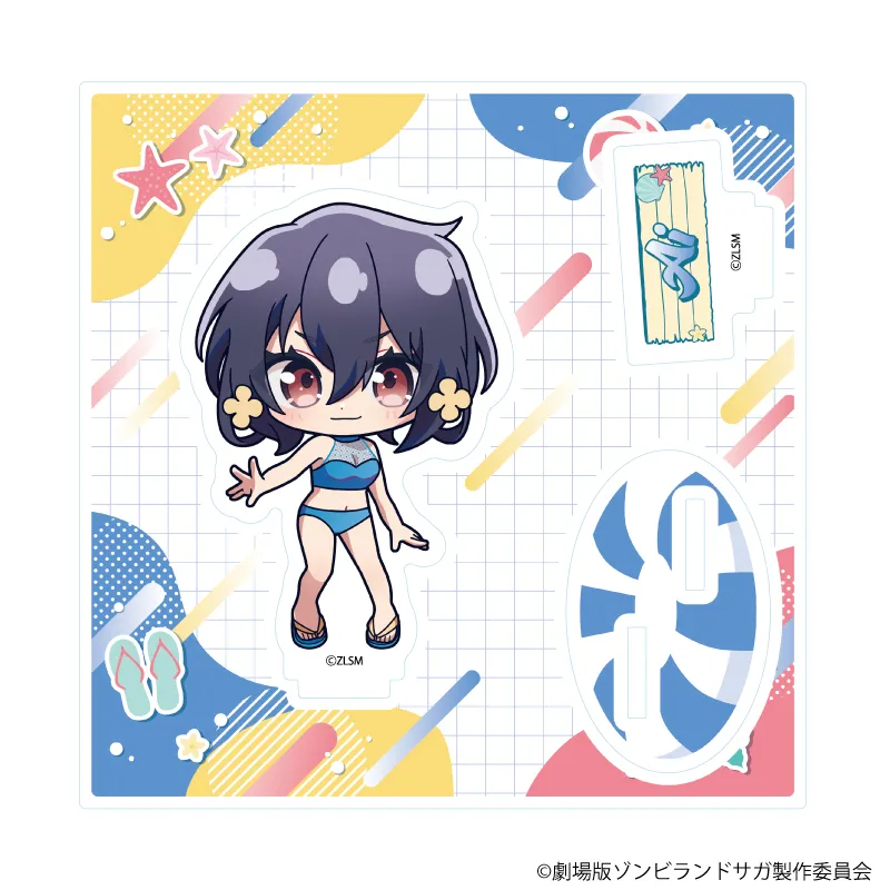 アクリルスタンドプレート「劇場版『ゾンビランドサガ ゆめぎんがパラダイス』」03/水野愛 水着ver.(ミニキャライラスト)