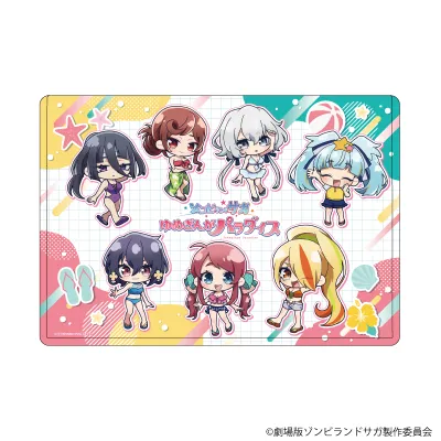 キャラクリアケース「劇場版『ゾンビランドサガ ゆめぎんがパラダイス』」03/集合デザイン 水着ver.(ミニキャライラスト)