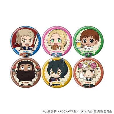 缶バッジ「ダンジョン飯」03/ブラインド(全6種)(ミニキャライラスト) 1BOX入数:6