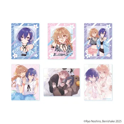 アクリルカード「顔だけ良いクラスメイトが、やたらとグイグイ来る百合の話。」01/ブラインド(全6種)(公式&描き下ろしイラスト)
