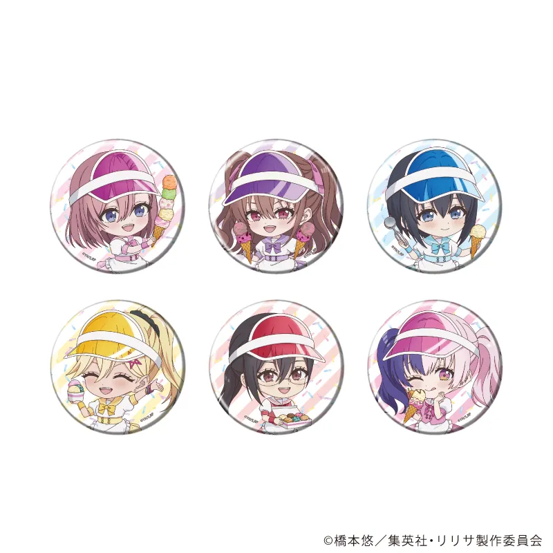缶バッジ「2.5次元の誘惑」12/アイスパーラーver. ブラインド(全6種)(ミニキャライラスト)