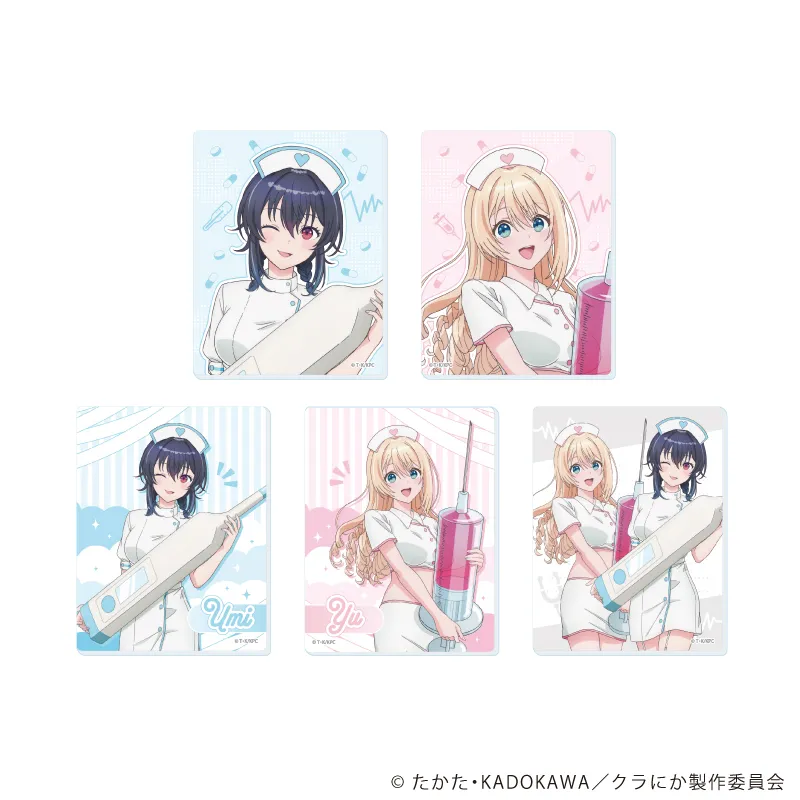 アクリルカード「クラスで2番目に可愛い女の子と友だちになった」01/ナースver. ブラインド(全5種)(描き下ろしイラスト)