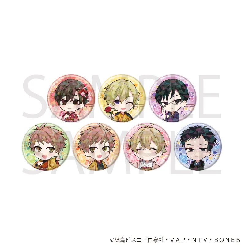 ホログラム缶バッジ(57mm)「桜蘭高校ホスト部」02/ブラインド(全7種)(ミニキャライラスト)