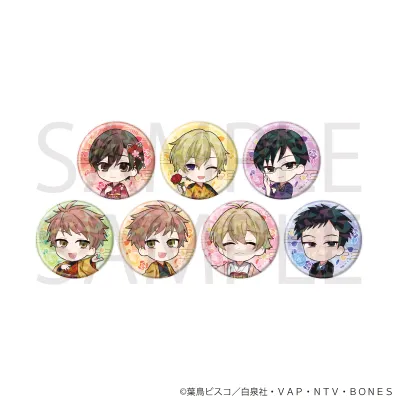 ホログラム缶バッジ(57mm)「桜蘭高校ホスト部」02/ブラインド(全7種)(ミニキャライラスト)