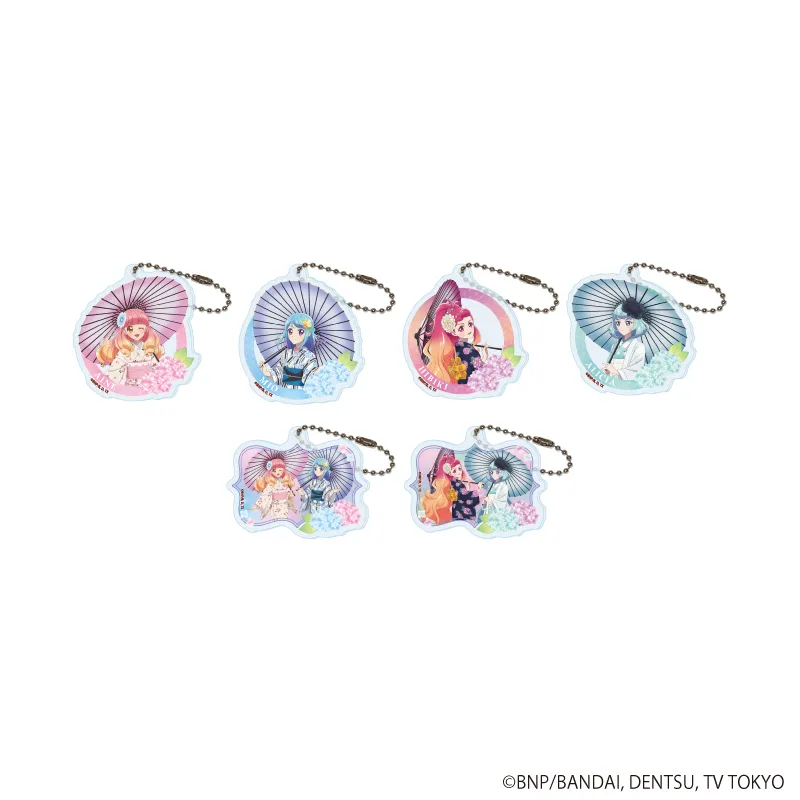 アクリルキーホルダー「アイカツフレンズ！」05/梅雨ver. トレーディング(全6種)(描き下ろしイラスト)