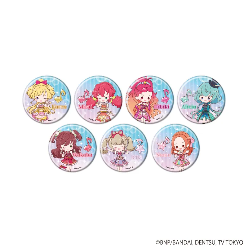 缶バッジ「アイカツフレンズ！＆アイカツオンパレード！」07/トレーディング(全7種)(グラフアートイラスト)