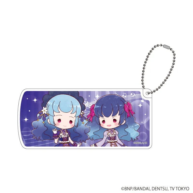スライド式小物ケース「アイカツフレンズ!」10/さくや&かぐや(グラフアートイラスト)