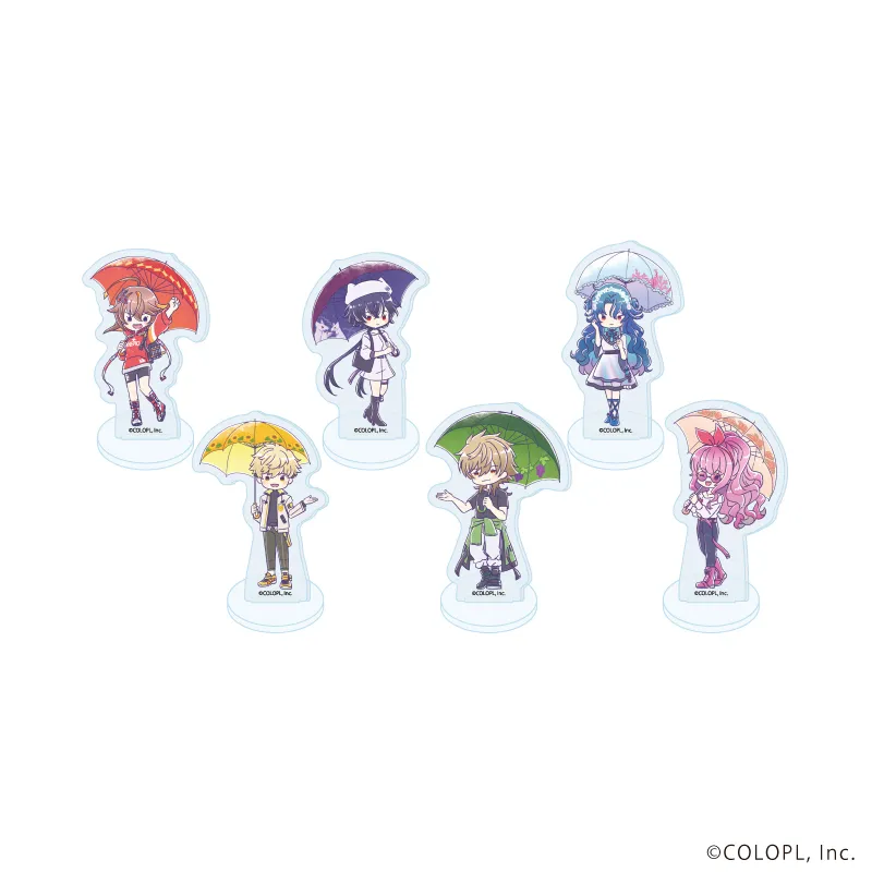 アクリルぷちスタンド「クイズRPG 魔法使いと黒猫のウィズ」02/梅雨ver. ブラインド(全6種)(グラフアートイラスト)
