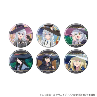 缶バッジ「魔女の旅々」01/ブラインド(全6種)(公式&描き下ろしイラスト)