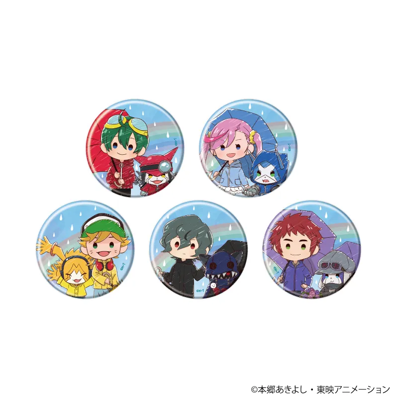 缶バッジ「デジモンユニバース アプリモンスターズ」02/梅雨ver. ブラインド(全5種)(グラフアートイラスト)