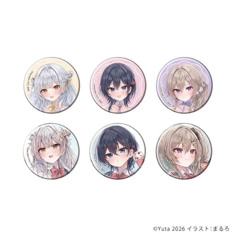 缶バッジ「お前ら早く結婚しろよっ！そう言われてる女子が３人いるんですけど？」01/ブラインド(全6種)(公式&描き下ろしイラスト)