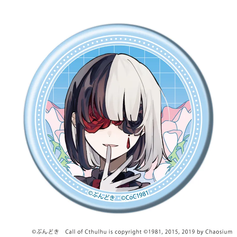 缶バッジ「咲って、スイートピー」04/鳴海 薔薇子(公式イラスト)