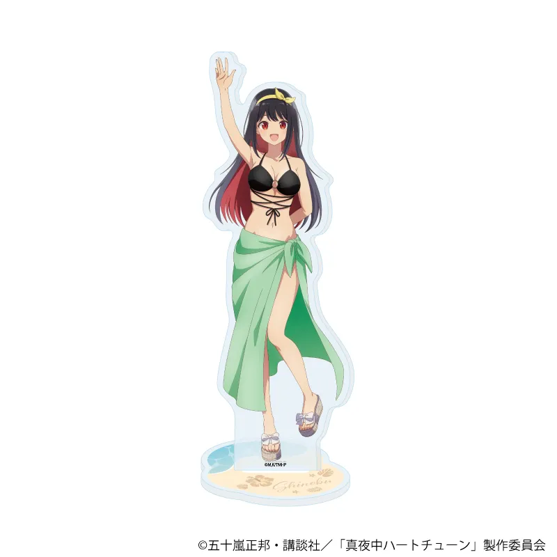 アクリルスタンド「TVアニメ『真夜中ハートチューン』」08/雨月 しのぶ ビーチデートver.(描き下ろしイラスト)
