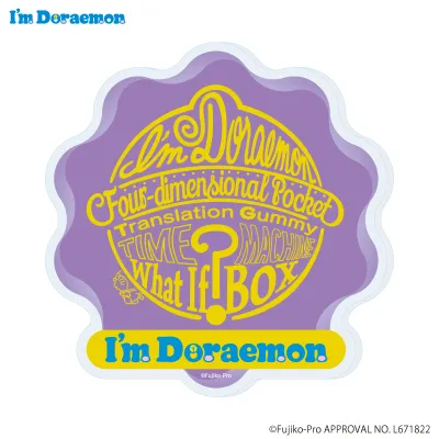 ダイカットアクリルコースター「I’ｍ Doraemon」05/I'm Doraemon E