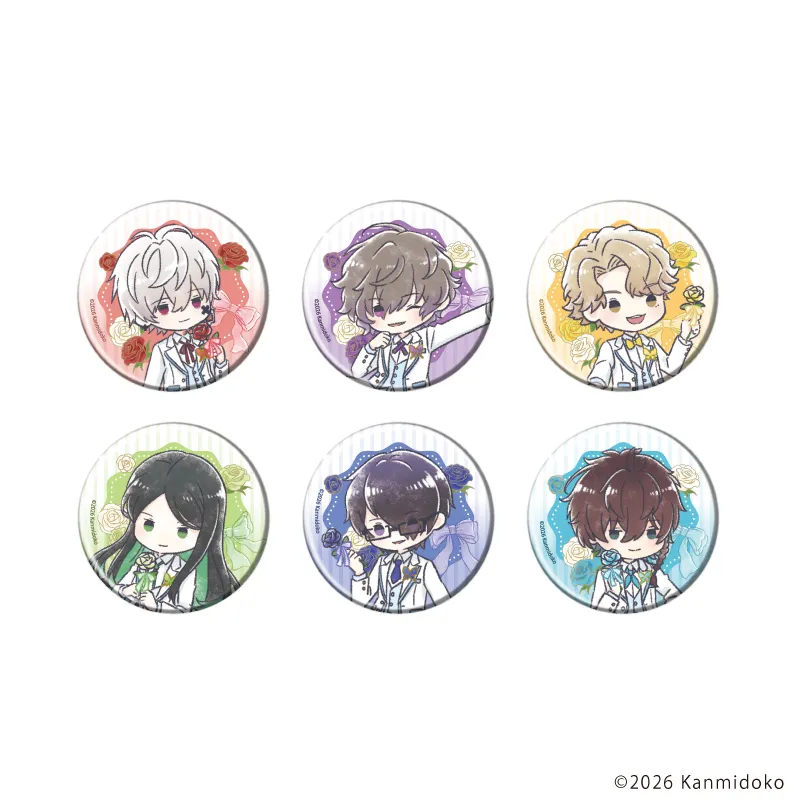 缶バッジ「FolieFatale~病ンデレ男に堕とされる~」01/ジューンブライドver. ブラインド(全6種)(グラフアートイラスト)