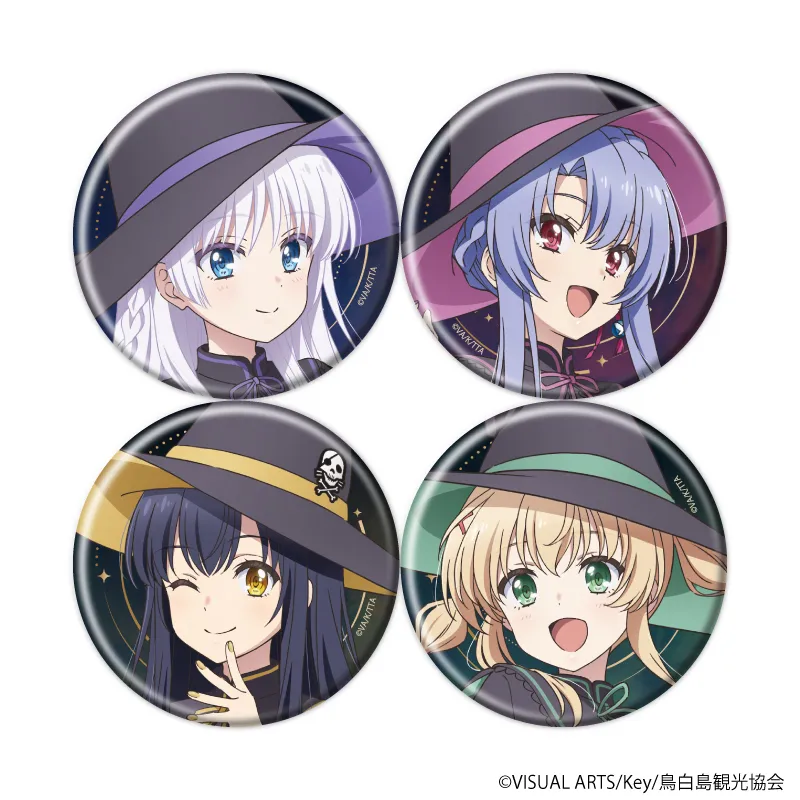 缶バッジ「TVアニメ『Summer Pockets』」28/魔女ver. ブラインド(全4種)(描き下ろしイラスト)