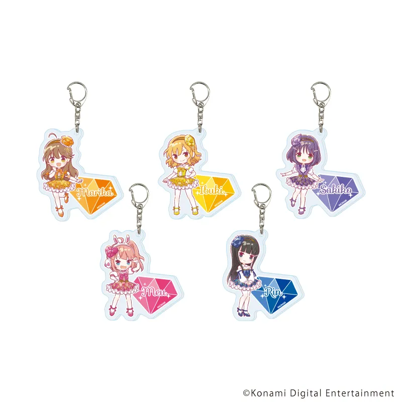 アクリルキーホルダー「ひなビタ♪」01/宝石ver. ブラインド(全5種)(グラフアートイラスト)