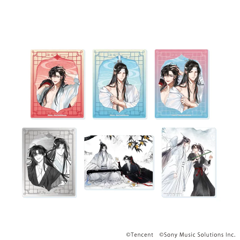 アクリルカード「漫画『魔道祖師』」02/ブラインド(全6種)(公式&描き起こしイラスト)