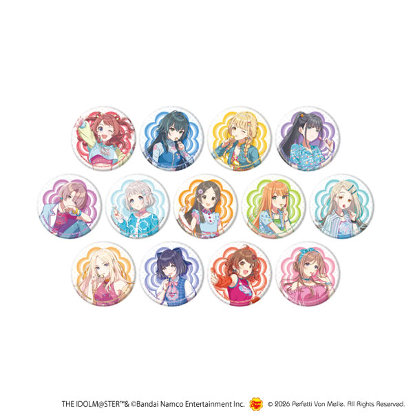缶バッジ「学園アイドルマスター×チュッパチャプス」01/トレーディング(全13種)(描き下ろしイラスト) 2