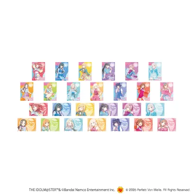 L版ブロマイド3枚セット「学園アイドルマスター×チュッパチャプス」01/トレーディング(全26種)(描き下ろしイラスト)