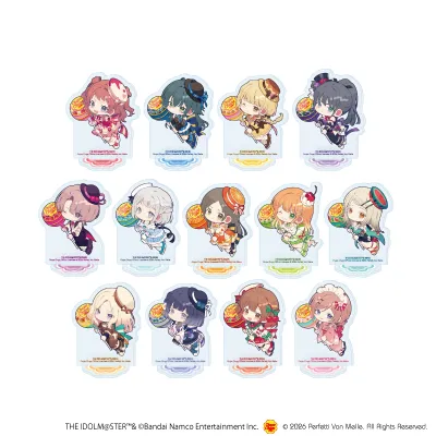 アクリルぷちスタンド「学園アイドルマスター×チュッパチャプス」01/トレーディング(全13種)(ミニキャライラスト)