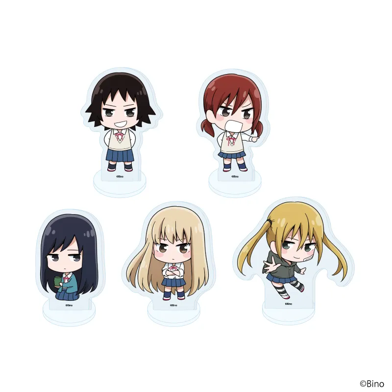 アクリルぷちスタンド「女子高生の無駄づかい」01/ブラインド(全5種)(公式イラスト)