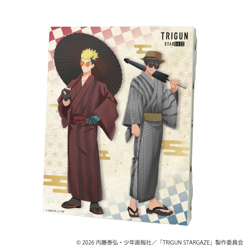 キャンバスボード「TRIGUN STARGAZE」01/浴衣ver. 集合デザイン(描き下ろし)