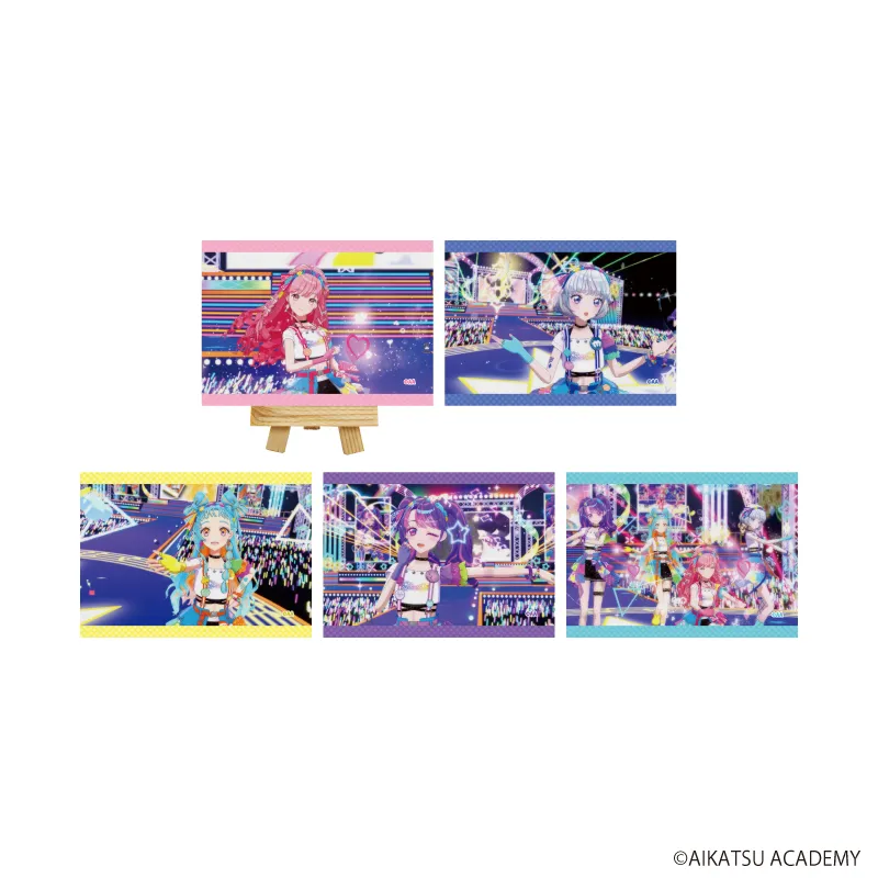 キャンバスボードミニ「アイカツアカデミー！」01/トレーディング(全5種)(場面写)