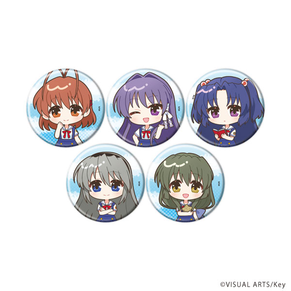 缶バッジ「CLANNAD」03/ブラインド(全5種)(ミニキャライラスト) 2
