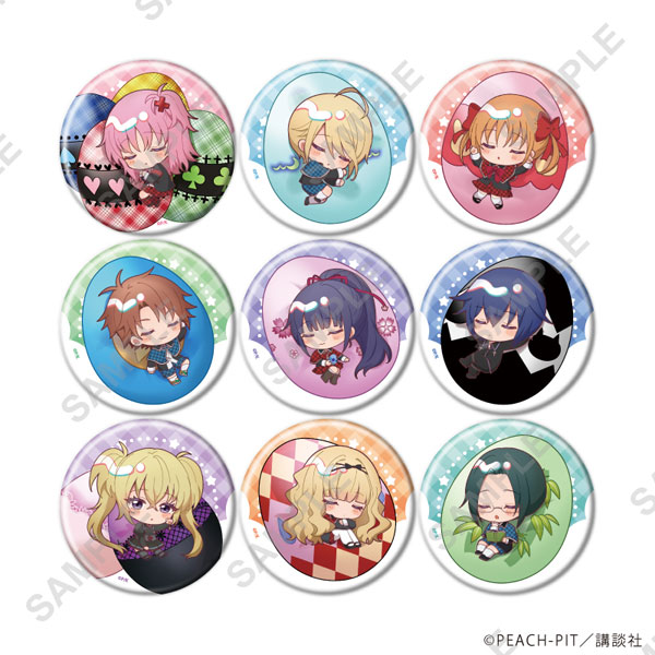 缶バッジ「しゅごキャラ！」48/しゅごたまクッションver. ブラインド(全9種)(ミニキャライラスト) 2