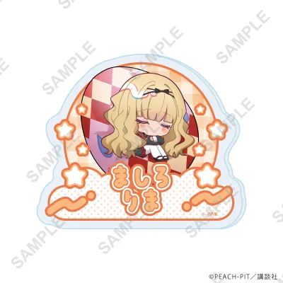 おなまえアクリルプレートバッジ「しゅごキャラ!」11/真城りま しゅごたまクッションver.(ミニキャライラスト)