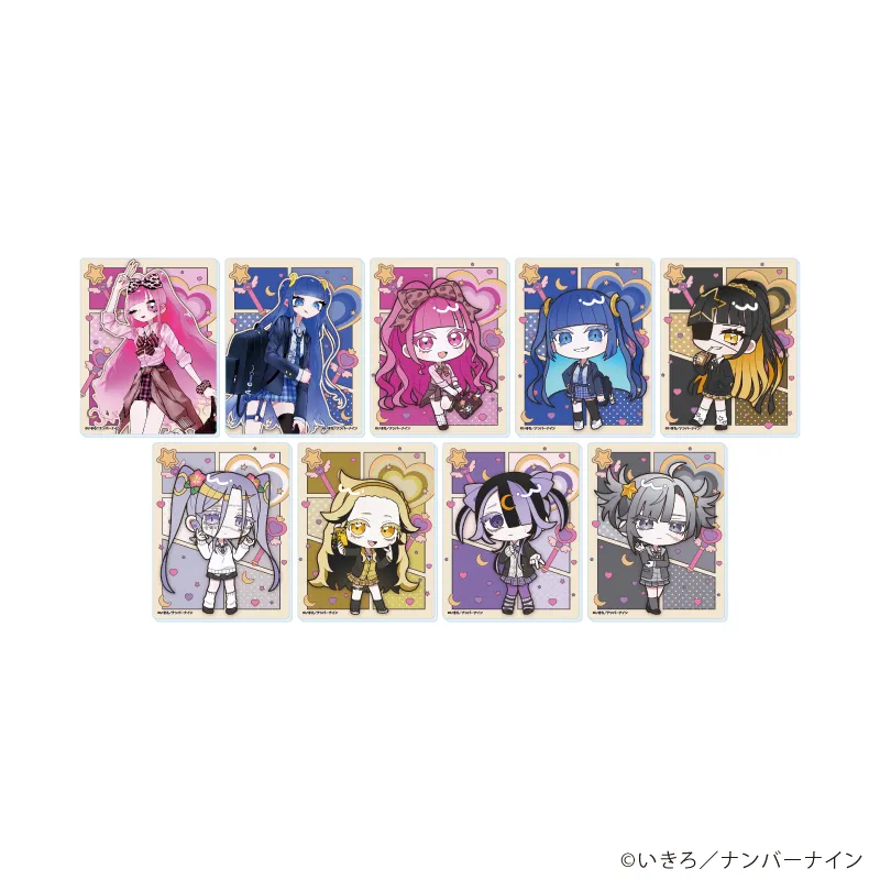 アクリルカード「魔法少女ピンクブルー」02/ギャルver. ブラインド(全9種)(描き下ろし&描き起こしイラスト)