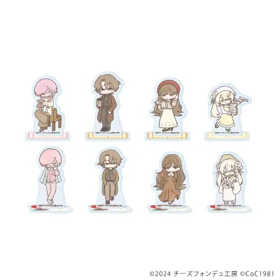 アクリルぷちスタンド「死んでも筆を折るものか」01/ブックカフェ&作中衣装ver. ブラインド(全8種)(グラフアートイラスト)