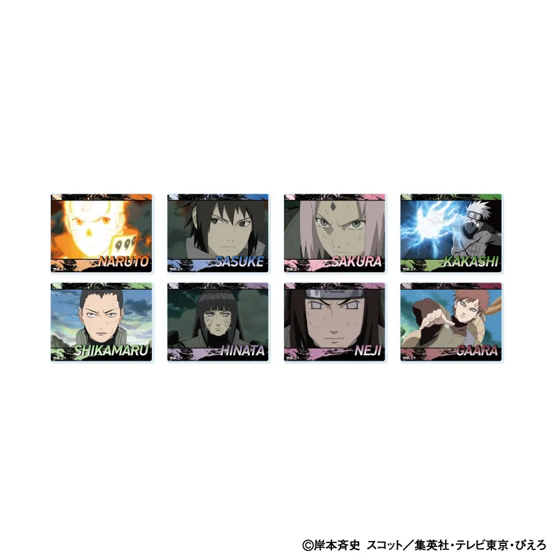 ミニアクリルプレート「NARUTO-ナルト- 疾風伝」10/セット2 ブラインド(全8種)(場面写イラスト)