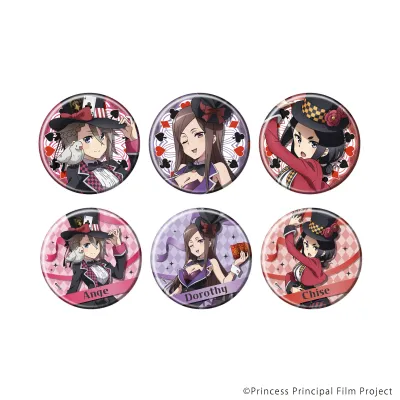 缶バッジ「劇場版第4章『プリンセス・プリンシパル Crown Handler』」04/トレーディング(全6種)(描き下ろしイラスト)