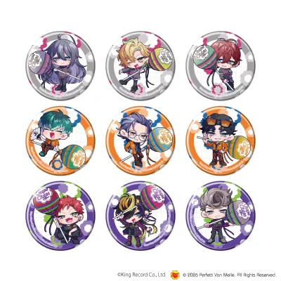 缶バッジ「ヒプノシスマイク-Division Rap Battle-×チュッパチャプス」02/ブラインド(全9種)(ミニキャライラスト)