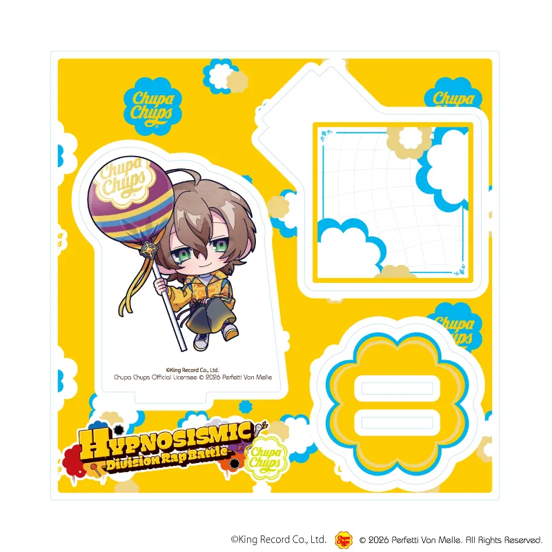 アクリルスタンドプレート「ヒプノシスマイク-Division Rap Battle-×チュッパチャプス」08/夢野 幻太郎(ミニキャライラスト)