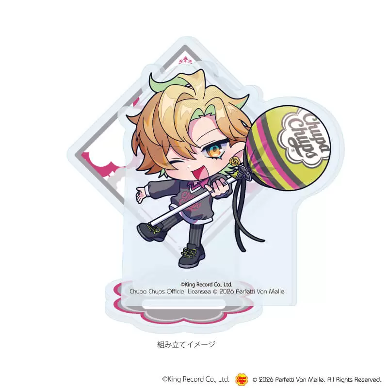 アクリルスタンドプレート「ヒプノシスマイク-Division Rap Battle-×チュッパチャプス」11/伊弉冉 一二三(ミニキャライラスト) 2