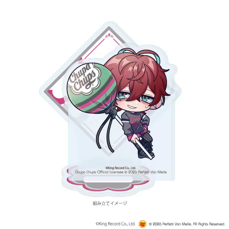 アクリルスタンドプレート「ヒプノシスマイク-Division Rap Battle-×チュッパチャプス」12/観音坂 独歩(ミニキャライラスト) 2
