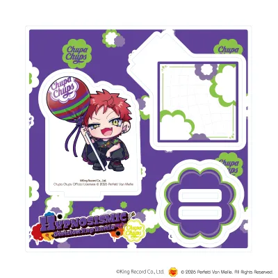 アクリルスタンドプレート「ヒプノシスマイク-Division Rap Battle-×チュッパチャプス」16/波羅夷 空却(ミニキャライラスト)