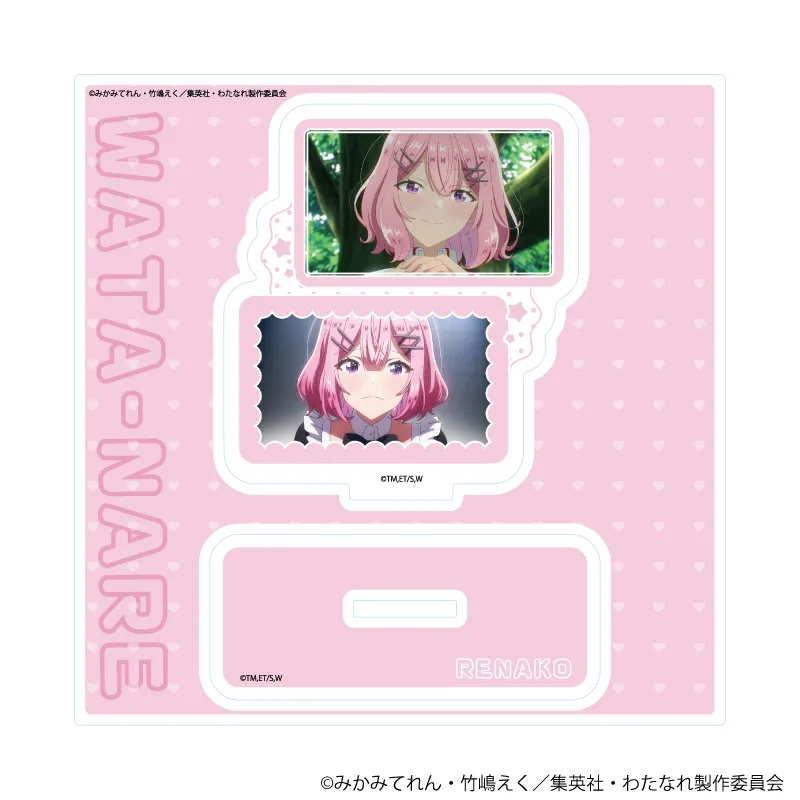 アクリルスタンドプレート「TVアニメ『わたしが恋人になれるわけないじゃん、ムリムリ!(※ムリじゃなかった!?)』」01/甘織 れな子(場面写イラスト)