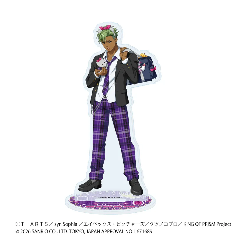 アクリルスタンド「KING OF PRISM 10th ANNIVERSARY×サンリオキャラクターズ」19/大和アレクサンダー×ニャニィニュニェニョン