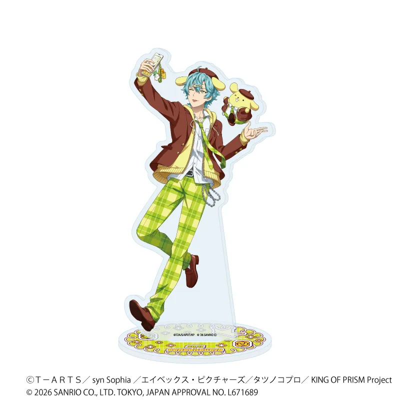 アクリルスタンド「KING OF PRISM 10th ANNIVERSARY×サンリオキャラクターズ」20/高田馬場ジョージ×ポムポムプリン