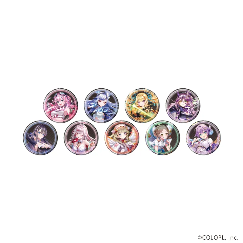 缶バッジ「白猫プロジェクト」18/ブラインド(全9種)(公式イラスト)
